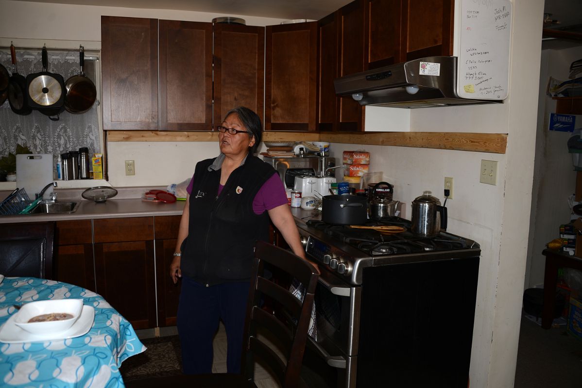09A Local Guide Eileen Jacobson In Her Kitchen On Arctic Ocean Tuk Tour In Tuktoyaktuk Northwest Territories